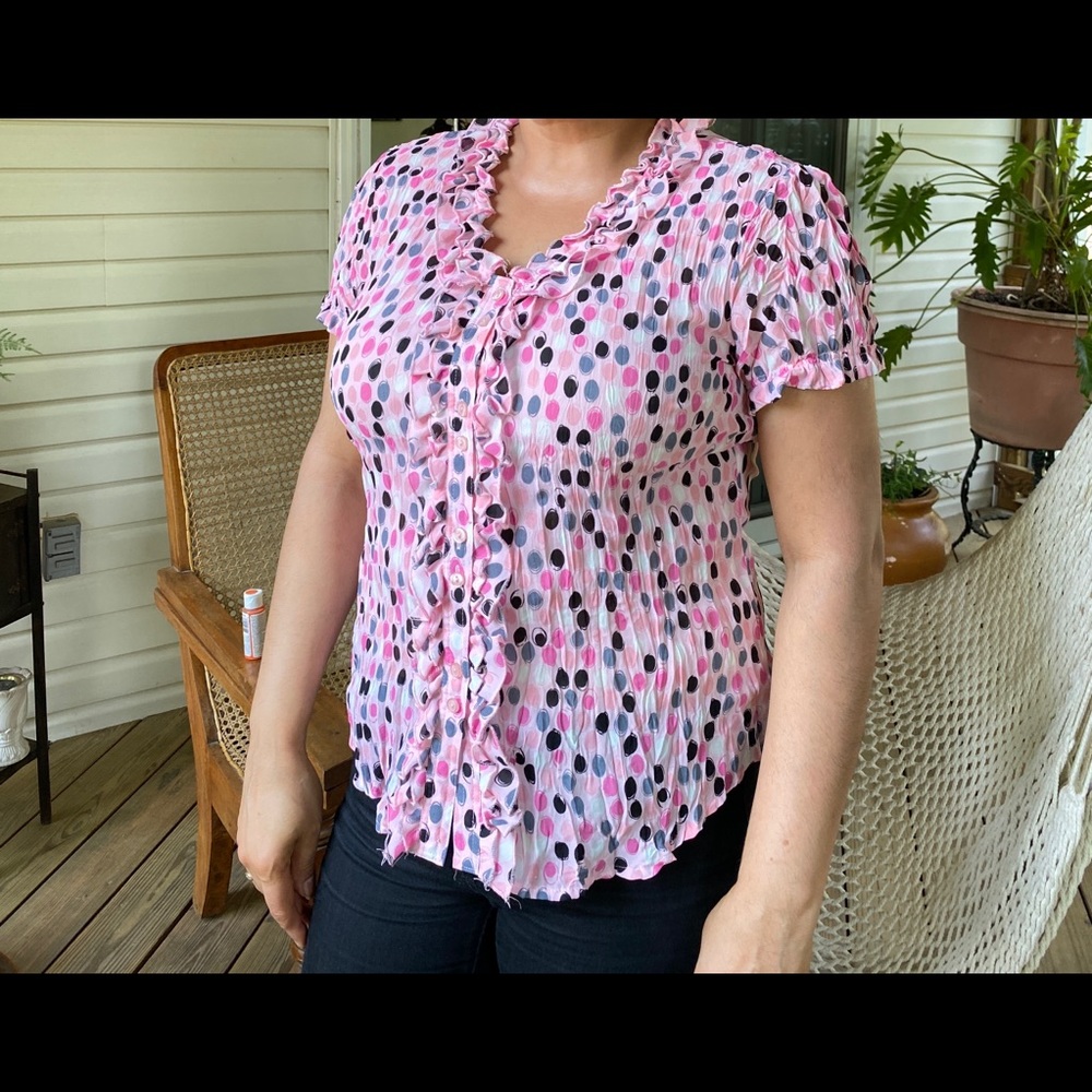 Chiffon short shirt